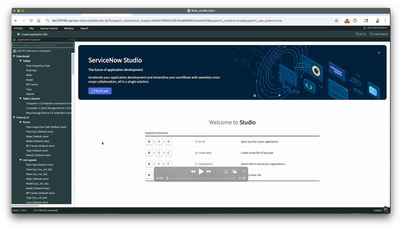 Thumbnail preview of Fleet Service Portal walkthrough